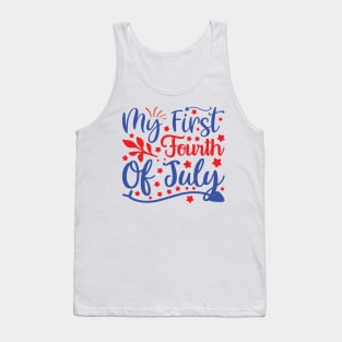 My First Fourth Of July Tank Top